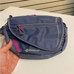 Outdoor Products Marilyn Gray Pink Waist Fanny Pack